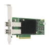 Сетевой адаптер Broadcom Emulex LPe31002-AP (LPe31002-M6) Gen 6 (16GFC), 2-port, 16Gb/s, PCIe Gen3 x8, LC MMF 100m, трансиверы установлены