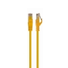Патч-корд UTP Cablexpert PP6U-0.5M/Y кат.6, 0.5м, литой, многожильный (жёлтый)