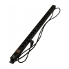 Сетевой фильтр Hyperline Hyperline SHE-15SH-3IEC-SF-2.5EU Блок розеток, вертикальный, 15 розеток Schuko, 3 розетки IEC320 C13, выключ. с подсветкой, защита от перенапряж., кабель питания 2.5м (3х1.5мм2) с вилкой Schuko 16A, 250В, 1040x44.4x44.4мм (ДхШхВ), корпус алюминий, черный