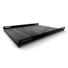 Полка Hyperline Hyperline TSH3L-650-RAL9004 (TSH3L-650-RAL9005) Полка стационарная глубина 650 мм, с боковым креплением, нагрузка до 20 кг, для шкафов серии TTB, TTR, 485х650мм (ШхГ), цвет черный (RAL 9004/RAL 9005)