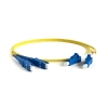 Кабель Hyperline  FC-D2-9-LC/UR-SC/UR-H-1M-LSZH-YL Патч-корд волоконно-оптический (шнур) SM 9/125 (OS2), LC/UPC-SC/UPC, 2.0 мм, duplex, LSZH, 1 м