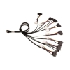 Кабель ACD-60006-ZC Slimline SASx8 (SFF8654) -to- 8x U.3 Direct, 1M, (аналог Broadcom 05-60006-00)  (P4418DN80990-1)