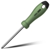 Крестовая отвертка "Home Series Green" Deli HT1206L PH2x150мм  Эксклюзивный дизайн, рукоятка из высококачественного софттач пластика