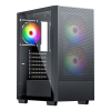 Корпус ACD Citadel 106 ATX, Black, USB3.0*1, USB*2+HD audio ,1*12cm  ARGB rear+2*14cm ARGB front ,TG (AH-TC6GA-0000)