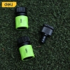 Набор соединителей для шлангов 3 шт 1/2" Deli DL8799 1/2" быстросъемный коннектор с аквастопом, 1/2" быстросъемный коннектор, штуцер 1/2"-3/4", ударопрочный пластик
