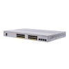 Коммутатор CISCO CBS350 24x10/100/1000 PoE+ ports 195W power budget, 4x 1Gb SFP uplink, Layer2, Fanless, Mounting Kit, CBS350-24P-4G (CBS350-24P-4G-CN)
