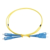 Кабельная сборка Hyperline FC-D2-9-SC/UR-SC/UR-H-1M-LSZH-YL Патч-корд волоконно-оптический (шнур) SM 9/125 (OS2), SC/UPC-SC/UPC, 2.0 мм, duplex, LSZH, 1м