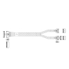 Кабель SuperMicro CBL-MCIO-1235M5FY