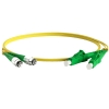 Кабельная сборка Hyperline FC-D2-9-FC/AR-LC/AR-H-2M-LSZH-YL Патч-корд волоконно-оптический (шнур) SM 9/125 (OS2), FC/APC-LC/APC, 2.0 мм, duplex, LSZH, 2м