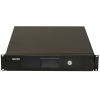 Полка Hyperline TDR3-2U-360-RAL9004 Полка (ящик) для документов с замком, 2U, 88х483х360мм (ВхШхГ), цвет черный (RAL9004)