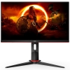 Монитор 23.8" AOC Q24G2A Black-Red (IPS, 2560x1440, HDMI+DP, 1 ms, 178°/178°, 350 cd/m, 1000:1, 165Hz, MM)
