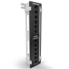 Панель Hyperline PPW-12-8P8C-C5e Патч-панель настенная, 12 портов RJ-45(8P8C), категория 5е, с подставкой