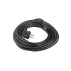 Сетевой кабель Hyperline PWC-IEC13-SHM-10-BK питания компьютера (Schuko+C13) (3x1.0), 10A, угловая вилка, 10м, цвет черный (ПВС-АП-3*1,0-250-S22C13-10-10,0 ГОСТ 28244-96)
