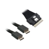 Кабель Luxshare L285SL016-SD-R    Slimline SASx8  to 2x OCuLink x4 1M