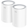 Маршрутизатор CUDY BE3600 Wi-Fi 7 Mesh Solution Gigabit Dual Band 2-Pack, Chipset Broadcom, 802.11be/ax/ac/a/b/g/n, 2882Mbps at 5GHz + 688Mbps at 2.4GHz, 3 x 10/100/1000Mbps Ports, Internal antennas, Zerotier/PPTP/L2TP/OpenVPN/WireGuard, MLO, MU-MIMO, Guest network, WPS, DDN (M3600(2-Pack))