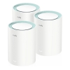 Маршрутизатор CUDY AC1200 Wi-Fi Gigabit Mesh Solution 3-Pack, Chipset MT7621+MT7613B+MT7603, Dual-Band, 867Mbps at 5GHz + 300Mbps at 2.4GHz, 802.11ac/a/b/g/n, 2 Gigabit Ethernet Ports, 4 internal antennas, MU-MIMO, DDNS, Zerotier/Wireguard/OpenVPN/IPSec/L2TP/PPTP VPN, DNS ov (M1300(3-Pack))