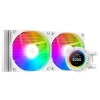 Жидкостная система охлаждения ID-Cooling SL240 XE WHITE /LCD SCREEN /300W /all Intel /all AMD (SL240_XE_WHITE)