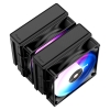 Вентилятор для процессора Cooler Ocypus Delta A62 BK ARGB Black 260W/ All Intel/ AMD AM*/ 2 fans / Screws (Delta-A62-BK2NAWN00X-GL)