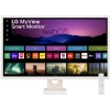Монитор 31.5" LG 32SR50F-W Smart  IPS, 1920x1080, 60Hz, 5ms, 250сd/m, 1200:1, HDR10 | 2xHDMI(2.1), 2xUSB2.0 | ExPSU, Speakers, Vesa 100, White (32SR50F-W.ARUZ)