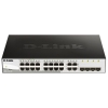 Коммутатор D-Link DGS-1210-16/G2A Настраиваемый L2 коммутатор с 16 портами 10/100/1000Base-T и 4 комбо-портами 100/1000Base-T/SFP