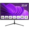 Монитор 23.8" AIWA MD2410  IPS, 1920x1080, 180Hz, 1ms, 300сd/m, 1000:1, HDR | 2xHDMI(2.0), DP(1.2) | ExPSU, Speakers, Vesa 75, Black
