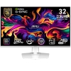 Монитор 31.5" MSI MPG 321URXW QD-OLED QD-OLED, 3840x2160, 240Hz, 0,03ms, 250сd/m, 1500000:1, HDR10 | 2xHDMI(2.1), DP(1.4a), Type-C(PD-90W), 2xUSB2.0 | HAS, Swivel, InPSU, Vesa 100, White (9S6-3DD29A-051)