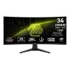 Монитор 34" MSI MAG 346CQ Curved VA, 3440x1440, 180Hz, 4ms, 300сd/m, 4000:1, HDR | 2xHDMI(2.0b), DP(1.4a) | InPSU, Vesa 100, Black (9S6-3DD71M-016)