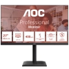 Монитор 27" AOC U27E4CV  IPS, 3840x2160, 60Hz, 4ms, 400сd/m, 1200:1 | 2xHDMI(2.1), DP(1.4), Type-C(PD-90W), 4xUSB 3.2, RJ45 | HAS, Pivot, Swivel, InPSU, Speakers, Vesa 100, Black
