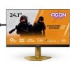 Монитор 24.1" AOC AGON CS24A  TN, 1920x1080, 600Hz, 0,5ms, 500сd/m, 1000:1, HDR10 | 2xHDMI(2.1), DP(1.4), 4xUSB 3.2 | HAS, Pivot, Swivel, InPSU, Speakers, Vesa 100, Black/Orange