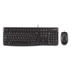 Комплект клавиатура и мышь LogitechDesktop MK120 (920-002561) клавиатура K120 черная, 104 клавиши с защитой от воды |920-002589| Клавиатура K120, мышь M100, цвет черный, USB, RTL