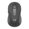 Мышь беспроводная Logitech M650 Signature Graphite темно-серая, 400-4000 dpi, Bluetooth + 2.4G, 5 кнопок, АА-батарейка, полноразмерная, правый хват (910-006390)
