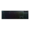 Клавиатура игровая Logitech G815 |920-009007| черная, механическая (GL Linear), тонкая, 119 клавиш (16 дополнительных), 5 G-клавиш (профили), RGB-подсветка, USB порт, кабель 1,8м