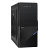 Корпус Minitower ExeGate BA-201 (mATX, без БП, 2*USB, аудио, черный) (EX284022RUS)