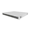 Коммутатор MIKROTIK CRS354-48P-4S+2Q+RM Cloud Router Switch 354-48P-4S+2Q+RM with 48 x Gigabit RJ45 LAN (all PoE-out), 4 x 10G SFP+ cages, 2 x 40G QSFP+ cages, RouterOS L5, 1U rackmount enclosure, 750W PSU (CRS354-48P-4S+2Q+RM плохая упаковка)