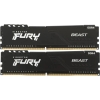 Модуль памяти Kingston 16GB DDR4 3200 DIMM FURY Beast Black Gaming Memory KF432C16BBK2/16-SP Non-ECC, CL16, 1.35V, 1RX8 (Kit of 2), (KF432C16BBK2/16WP)