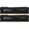 Модуль памяти Kingston 32GB DDR4 3200 DIMM FURY Beast Black Gaming Memory KF432C16BB1K2/32WP Non-ECC, CL16, 1.35V, 1Gx8 kit 2х16