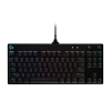 Клавиатура игровая Logitech G PRO TKL Black |920-009393| 89 клавиш (2 дополнительных), без цифрового блока, RGB-подсветка, съемный кабель 1,8м