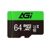 Карта памяти AGI microSDXC 64GB AGI Memory Card Choice TF138 AGI064GU1TF138-R2 UHS-I U1 Class 10, Adapter, 100/30 MB/s, RTL 2 in 1