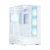 Корпус для ПК Zalman Badpack P40 Prism Plus White ATX Mid Tower, 120mm ARGB x 4 bp (P40 Prism Plus White плохая упаковка)