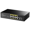 Коммутатор CUDY  FS1010P  8-Port 10/100M PoE+ Switch with 2 Uplink Ports 120W   8-Port 10/100M PSE RJ-45  +2 RJ45 10/100M Uplink Port Unmanaged PoE+ Switch 120W, CCTV/VLAN mode support, long distance:250M at CCTV mode.  802.3af/at standard, Support PD Alive Function, ±4 KV Surge Protection, Alternat
