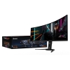 Монитор 49" Gigabyte AORUS CO49DQ Black (OLED, 5120x1440, HDMI+HDMI+DP+Type C, 0.03 ms, 178°/178°, 250 cd/m, 1500000:1, 2xUSB3.2, 144Hz, Curved) (20VM0-CO49DQBT-1EKR) (AORUS CO49DQ-EK плохая упаковка)