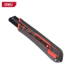 OEM Технический нож Deli DL018G 18мм, полностью прорезиненный ударопрочный корпус, автоматическая блокировка oem (DL018G||oem)