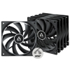 Вентилятор корпусной ARCTIC Cooling F12 PWM PST Value Pack (Black)  (5pc)  (ACFAN00250A) (703345)