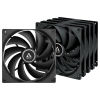 Вентилятор Arctic Cooling  для корпуса ПК Arctic F14 Black Value Pack Black 5 штук (ACFAN00233A) (703239)