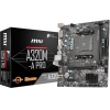 Материнская плата MSI A320M-A PRO, Socket AM4, AMD® A320, 2xDDR4-2400, 1xPCI-Ex16x, 1xPCI-Ex, DVI-D+HDMI, 4xSATA3(RAID 0/1/10), 8 Ch Audio, GLan, (2+4)xUSB2.0, (4+2)xUSB3.1, 2xPS/2, mATX, RTL  (663889)