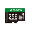 Карта памяти microSDXC 256GB  ADATA Speed Plus  UHS-I U3/V30/A2, до 180/160 MB/s, Durable (Water-/Shock-/X-Ray-Proof), RTL (UD256GUI3V30A2SP-RA1)