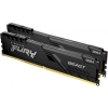 Модуль памяти Kingston FURY Beast Black Gaming Memory KF436C17BBK2/16 16GB DDR4 3600 DIMM Non-ECC, CL17, 1.35V, 1Gx8 (Kit of 2), RTL  (319781)