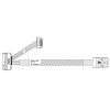 Кабель Amphenol RHS36-7304 HDmSAS SFF8643 to SFF8639 , 100 Ohm, SAS 3.0 (12G), 75cm