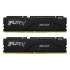 Модуль памяти Kingston 16GBDDR5 5600 DIMM FURY Beast Black XMP Gaming Memory KF556C40BBK2-16 Non-ECC, , CL40, 1.25V, (Kit of 2) 1RX16 40-40-40  288-pin 16Gbit, RTL