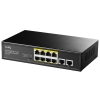 Коммутатор CUDY 8-Port Gigabit PoE+ Switch with 2 Gigabit Uplink Ports 120W                                          8 RJ-45 10/100/1000M PSE ports +2 RJ45 10/100/1000  Uplink Port Unmanaged PoE+ Switch 120W, CCTV/VLAN mode support, long distance:250M at CCTV mode.  802.3af/at standard,  Aternative 